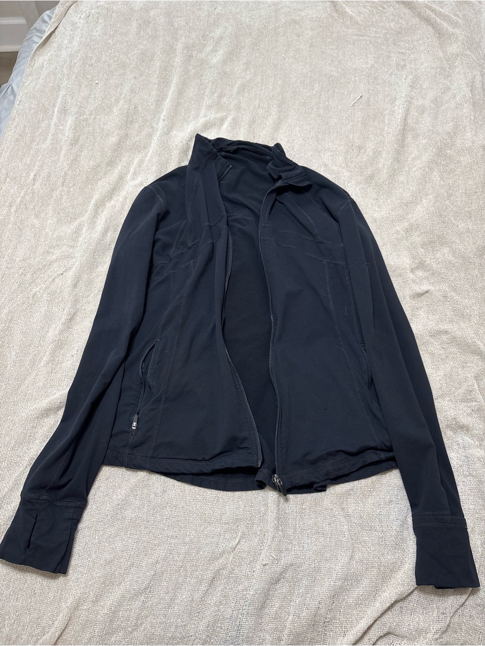 Athletic Works Black Full-Zip Performance Jacket